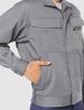 COCOS Nobuoka A-4451 Long Sleeve Blouson, Gray, Size 4L