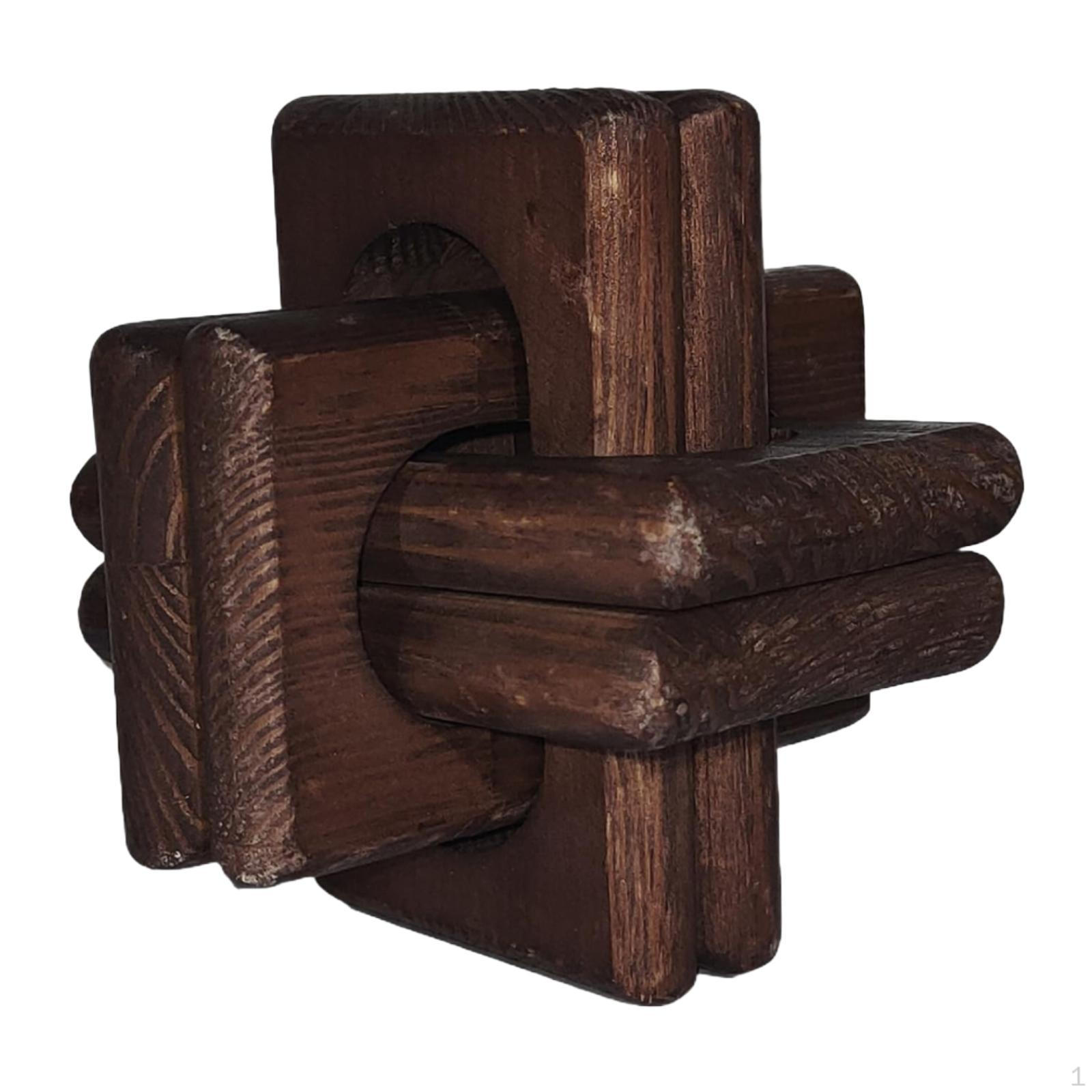 

Wood Chain Link Decor Coffee Table Unique Decorative Versatile Boho Decoration Ornament for