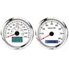 85mm GPS Speedometer 60M 80M 120M 160M 200M with 4K 6K 7K 8K RPM Tachometer with 7 Colors Backlight for Car Boat Yacht 9-32V