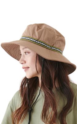 Outdoor UV Tyrolean Adventure Safari Water Beige [VALERIA] Women's Hat, Protection, Sunshade, Style, Hat, Hat, Repellent, Sun-Blocking, Summer,