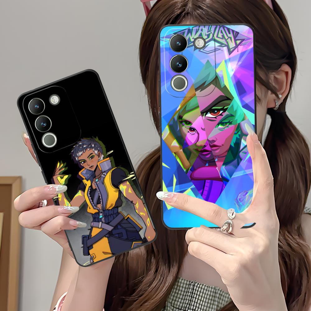 Valo Waylay Phone Case for VIVO Y77 76 75 74 73 72 58 56 55 51 50 38 36 Y19 Y18 Y03 Y01 5G Soft TPU Shockproof Cover