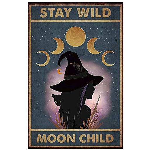 In A World Full of Princesses Be A Witch Happy Halloween Metal Tin signs Indoor & Outdoor Home Bar Coffee Wall Decor Posters
