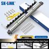 SK-LINK Cat8 24-Port Modular Patch Panel