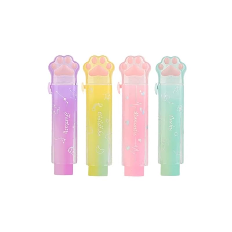 Gumă de șters cu sclipici, perfectă pentru elevii din școala primară, curată și ușor de utilizat, gumă de șters cu personaje drăguțe pentru copii, pixel art colorat extensibil