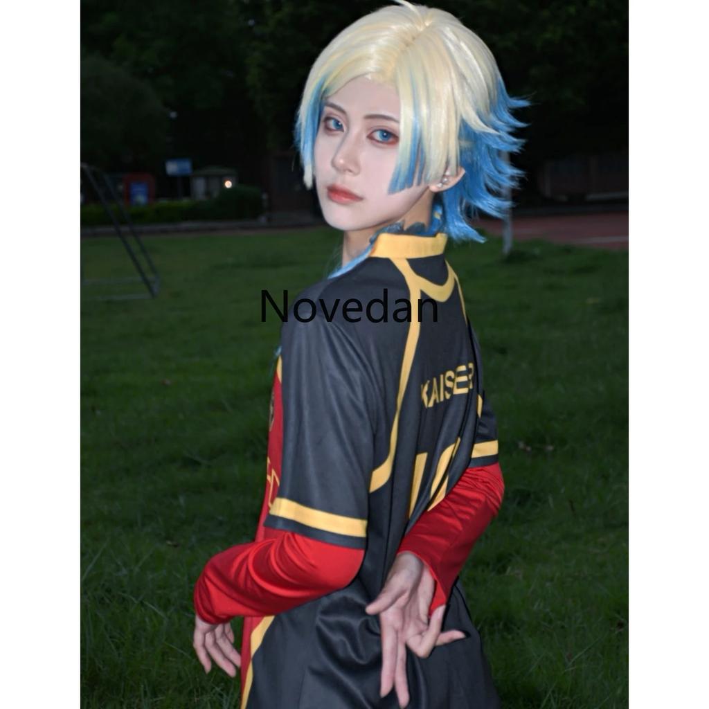 Anime-Cosplay-Kostüm „Blue Lock“: Ness Kaiser, Isagi, Nagi, Reo, Itoshi, Sae, Shidou, Ryuusei – Cosplay-Trikot mit Shorts und Uniformkleidung