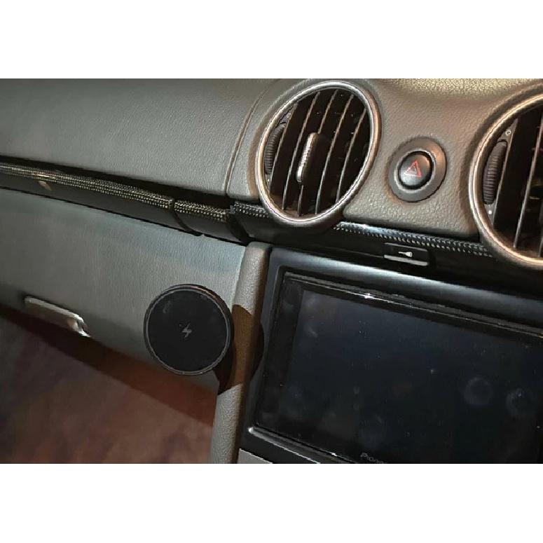 

For Mag Safe Compatible Glove Box Phone Mount Charg-er for Porsche 997 911 Right Hand Drive (RHD) Model - Car Storage Organizer