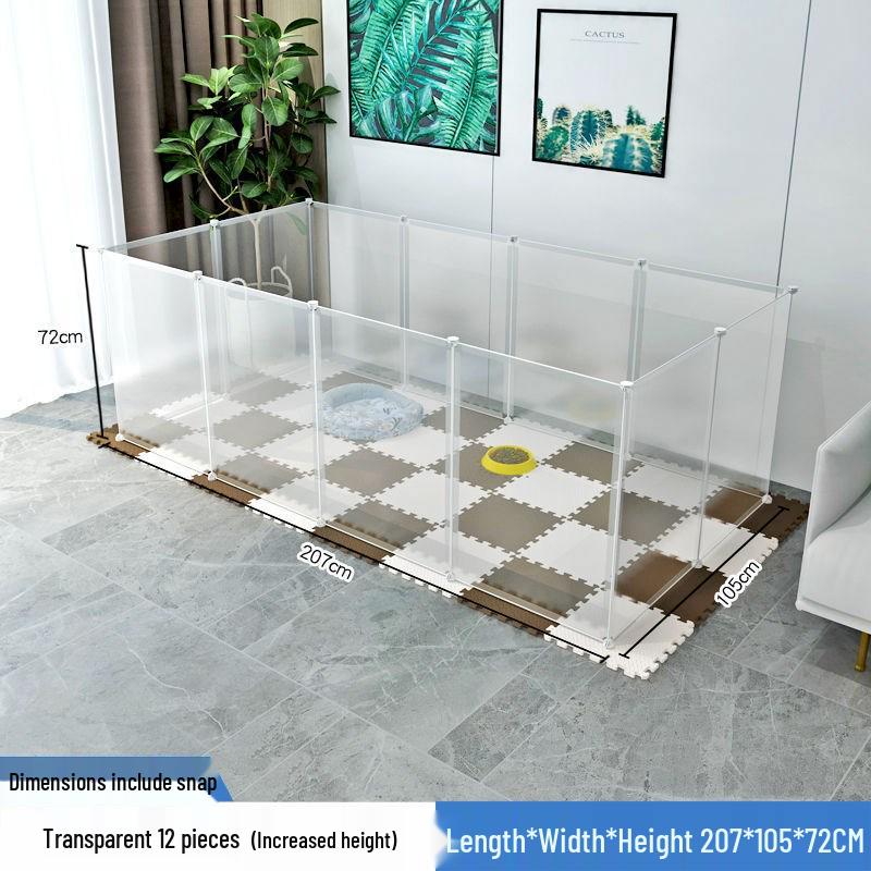 Indoor Pet Playpen: Dog/Cat Enclosure with Free Splicing Cages for Dogs, Cats, and Rabbits.