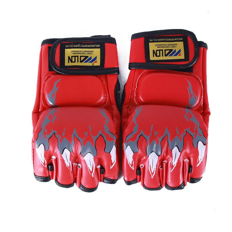 TLXT Half Finger MMA Boxing Gloves