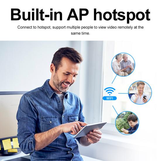 1 Set 1080P Wireless Camera Night Vision Smart Home Camera Surveillance