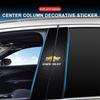 2Pcs Car Logo Center Pillar Protective Film Anti-scratch Sticker Decal For Chevrolet Cruz Mai Rui Bao Cobalt Impala Onix SS Pioneer Explorer Bolt EUV