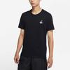 T-shirts Homme Noir Col Rond Coupe Droite Modérée DH3613-010