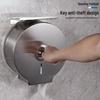 Stainless Steel Waterproof Large Toilet Paper Dispenser for Public and Hotel Bathrooms