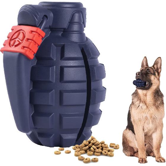 Dog Toys for Aggressive Chewers Large Breed, for German Shepherd, Indestructible Interactive Treat Dog Toys for Large Medium Breeds, Food Grade &
