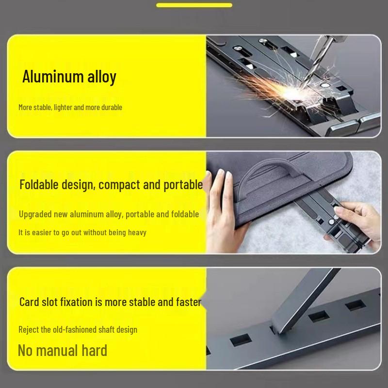 N3 Multi-functional Aluminum Laptop Cooling and Lifting Stand