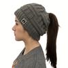 Knit Hat For Women With Windproof Warmth Casual Style For Fall Winter