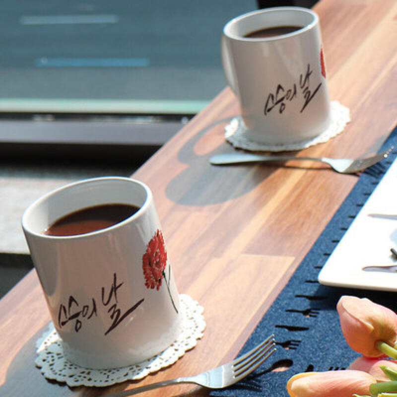 if988-Design Mug 2p-Teacher s Day Carnation