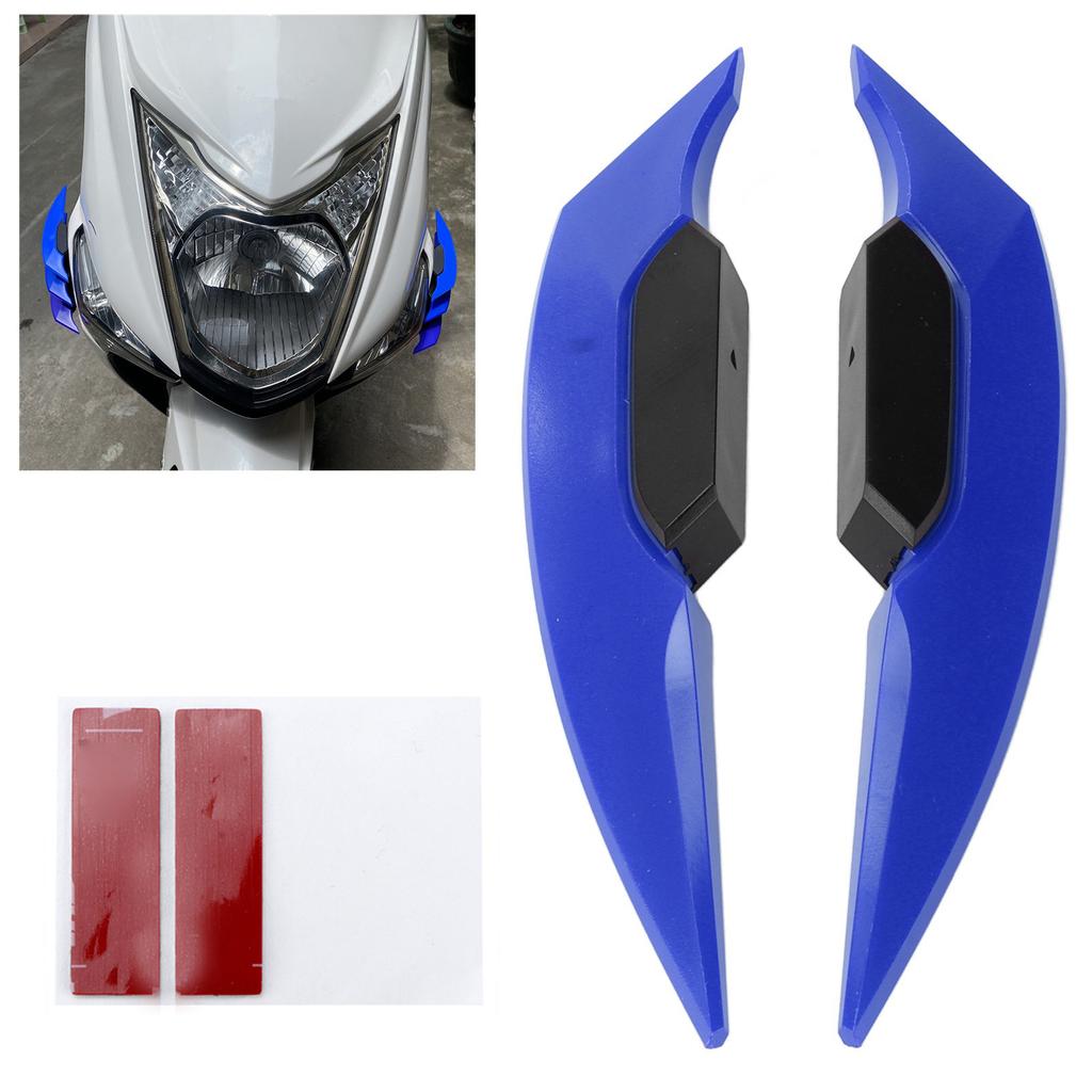 Pair Motorcycle Winglets Aerodynamic Wing Motorbike Accessories for Electric Bike ATV UTV