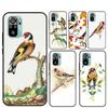 European Goldfinch Funda For Xiaomi Redmi Note 13 14 Pro 12 11 9 10 9S 10S 11S 12S Redmi 14C 10C 12C 13C Case
