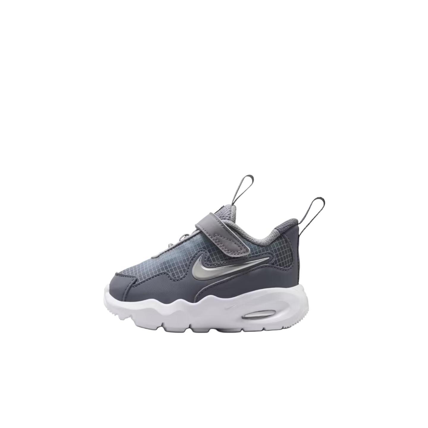 Nike Air Max Nova TD Цементно-серый Светло-угольный Детские кроссовки Призрак Металлик-серебристый FN4461-005 23.5