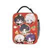 Sylus Love and Deepspace Zayne Xavier Lunch Bag Kawaii Lunch Box For Women School Portable Insulated Cooler Bag Tote Food Bags