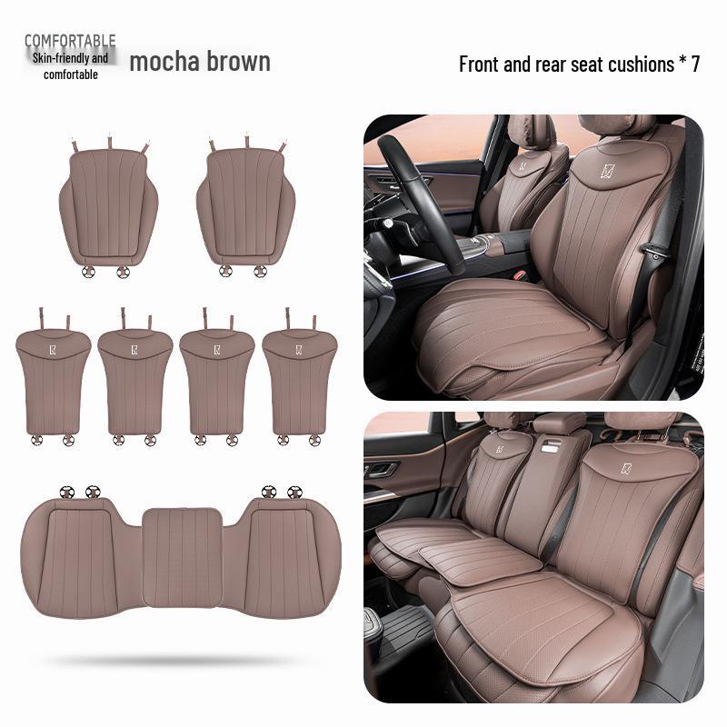 Universal Perforated Nappa Leather Seat Cushion for All Seasons (06/07/11/12 Models)