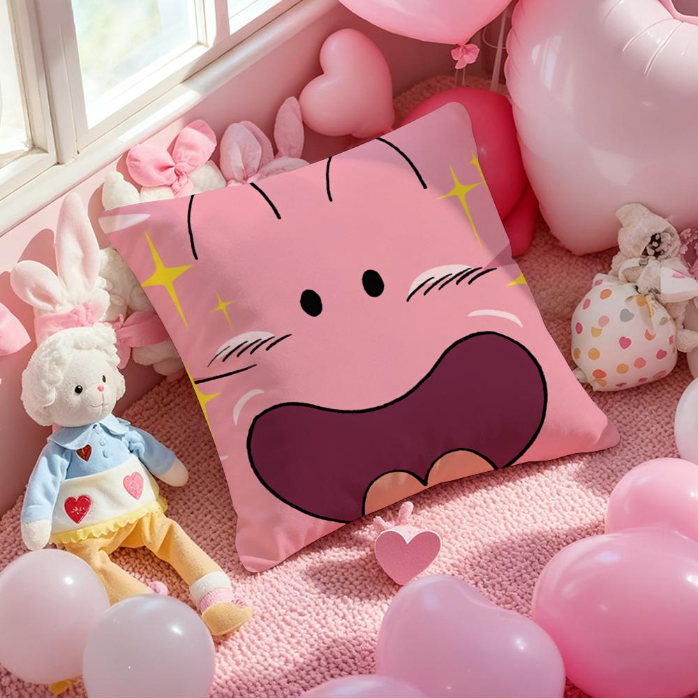 Cartoon Dr Slump Arale Cushion Cover Pattern Printed Pillowcase for Living Room Sofa Cushion Cover & Bedroom Decor