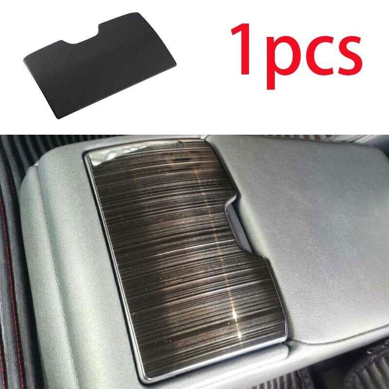 Steel Rear Armrest Water Cup Holder Panel For Toyota Camry Black 2018-