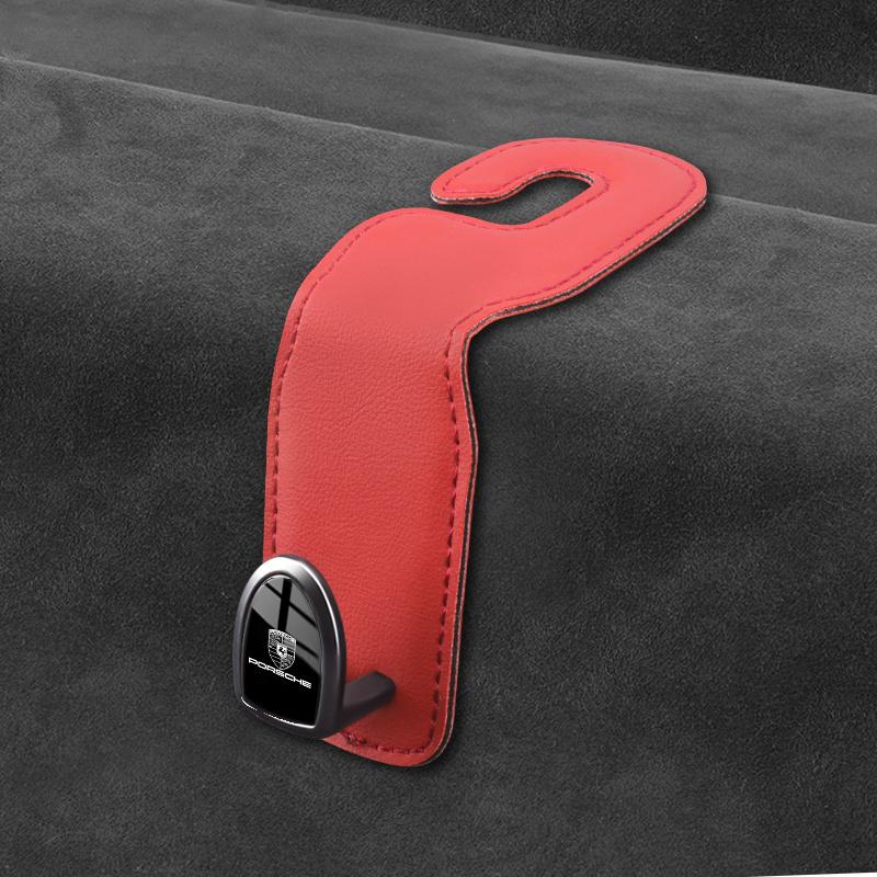 Hooks for Bag Car Seat Headrest Organizer Holder For Porsche 911 Cayenne 918 Pajun 917 718 Panamera Macan Auto Storage Accessory