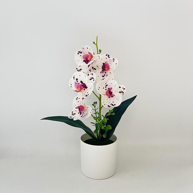 1/3pcs Realistic Fake Orchid Stems, Premium Plastic for Indoor Outdoor, Low Maintenance Home & Office Decor, Artificial Flowers