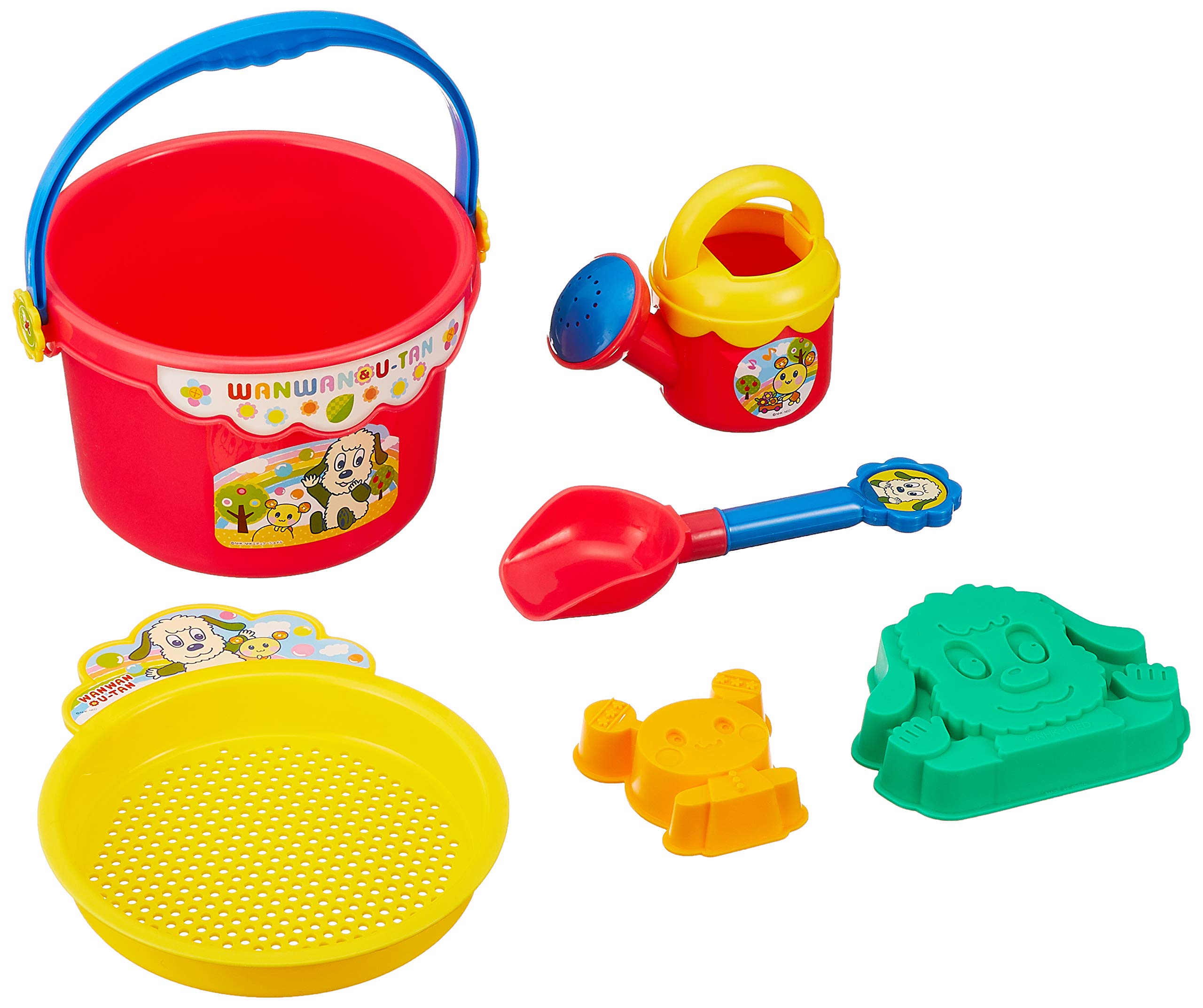 

Maruka Wanwan and Utan Wanwan and First Sandbox Set Toy Bucket Ages 187376 Utan s 1.5+ красный