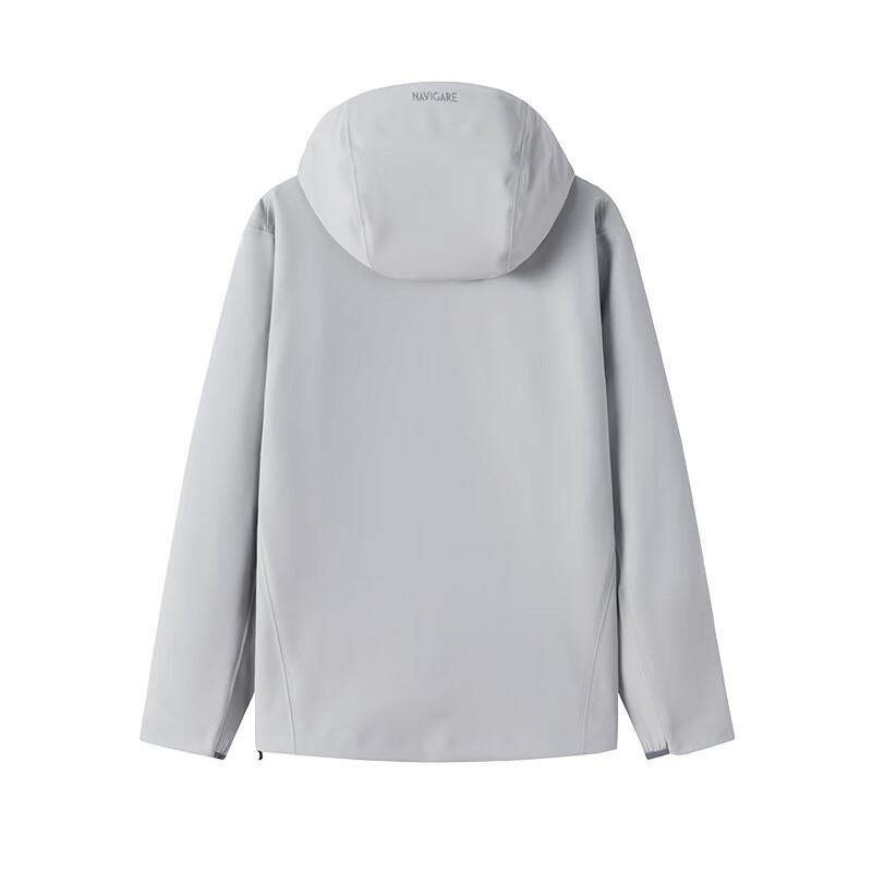 Navigare Men's Fleece-Lined Waterproof Hooded Outdoor Jacket