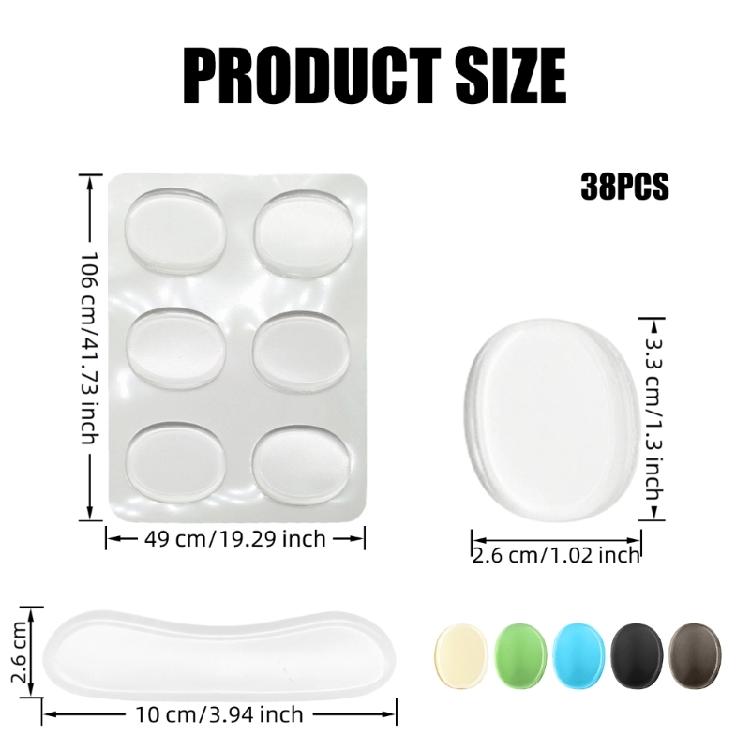 Drum Set Silicone Silencers Shock Absorbing Practice Pads Noise Reduction Pads Suitable for Quiet Training Event