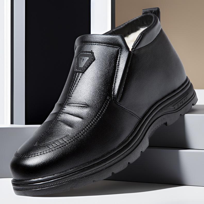 

Нові Зимові Чоловічі Бавовняні Черевики Ділові Формальні Коричневі Шкіряні Черевики до Щиколотки для Чоловіків Повсякденні Лофери Зимові Водонепроникні Снігові Черевики Чоловічі 39