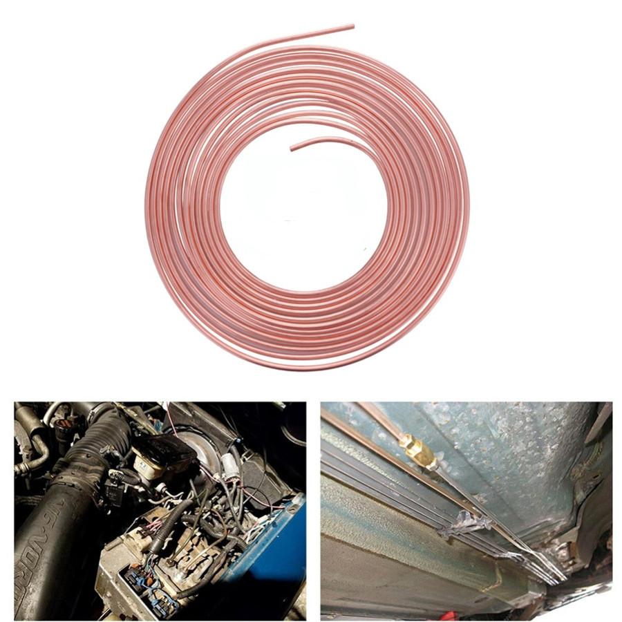 Od Inch 14 Ft 50 Roll Steel Zinccopper Nickel Car Brake Line Tubing Coil Kit