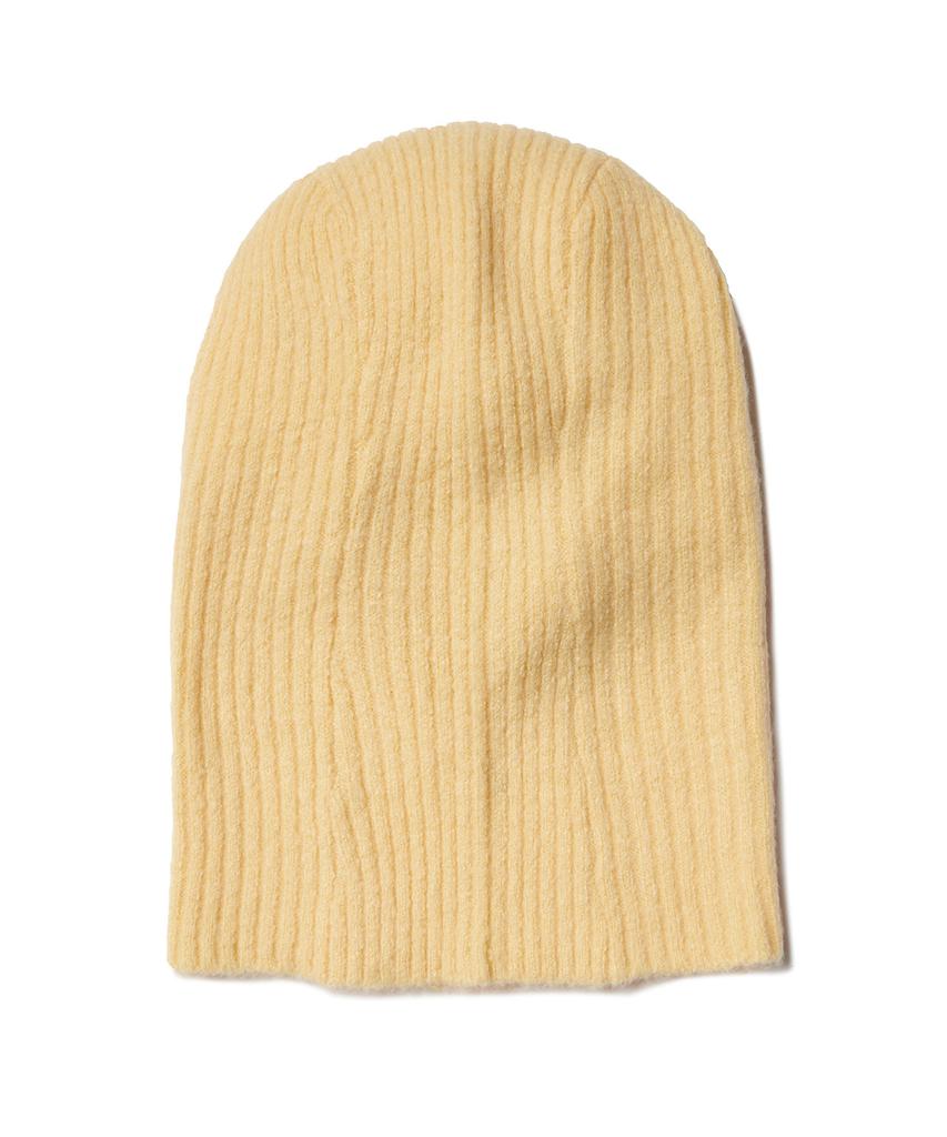 MUSINSA STANDARD WOMAN Women'S Soft Boucle Knit Balaclava [Yellow]