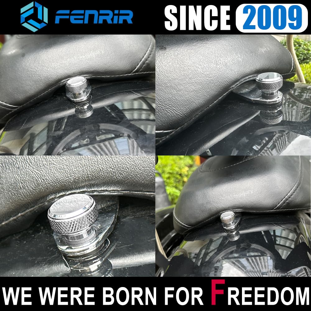 FENRIR Motorcycle Quick Release Seat Bolt Screw 304 Stainless Steel