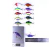 48pcs/set Mixed Hard Minnow Crank Bait Lure Set  Fishing Combo