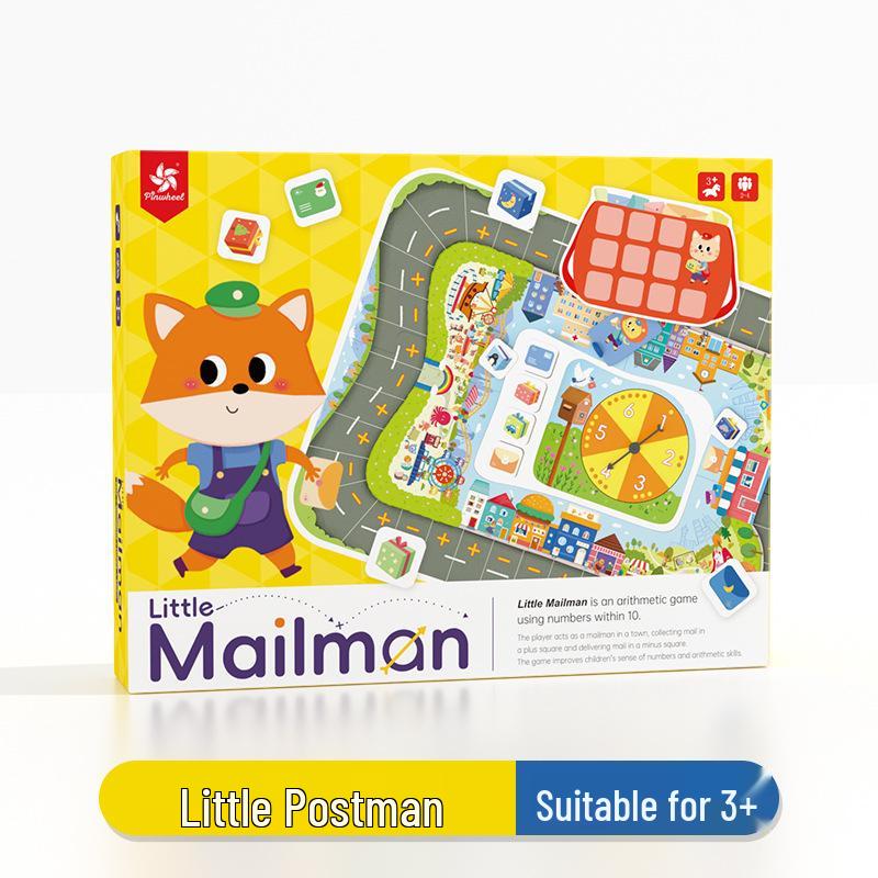 Pinwheel Postman Montessori Board Game for Early Education, Parent-Child Interaction, Ages 3+