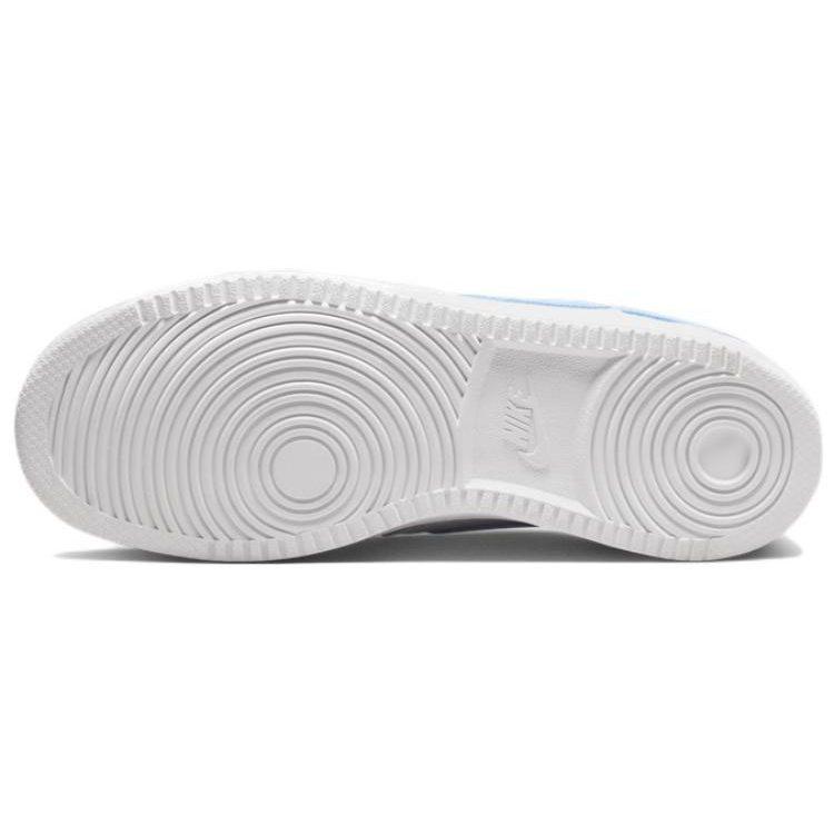 Nike Court Vision 1 Låg Bekväm Lågtoppad Skateboardskor Dam Vit Blå CD5434-115