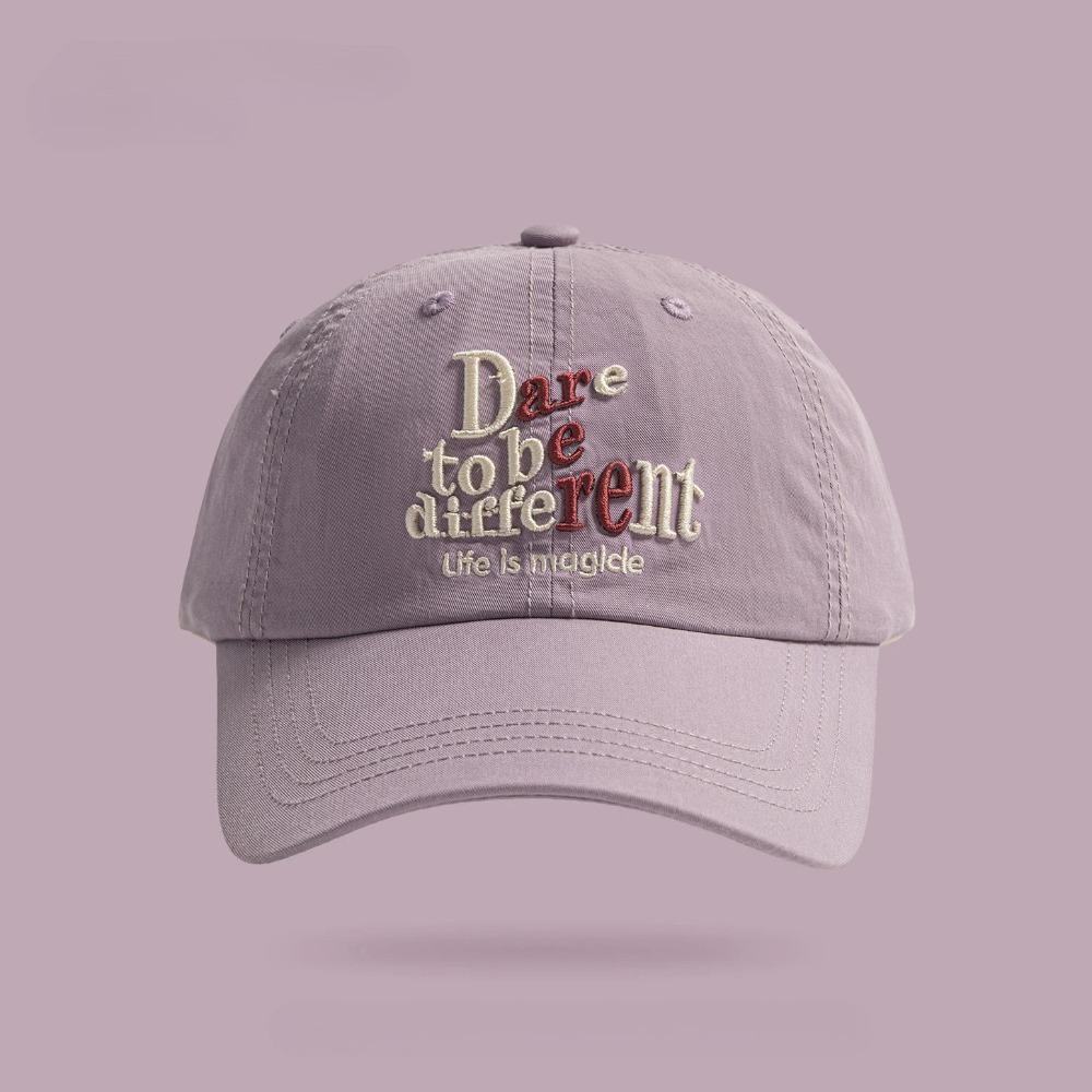 

Spring Summer Thin Baseball Cap, Breathable Casual Fashion Embroidery Style for Sports Cycling Running Outdoor, Adjustable Hat Adjustable фіолетовий