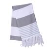 Beach Towel Striped Pattern Quick Drying Water Absorption Cotton Swimming Pool Absorbent Large Towel Daily Use