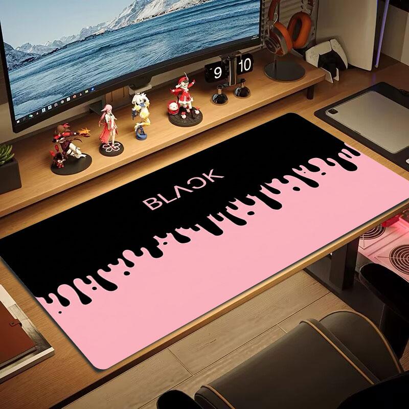 Blackpink Large Size Mouse Pad Large Gaming Table Cushion Nonslip Laptop Tablet Big Mousepad Xxl Mat Mini Pc Playmat With Lock Edge