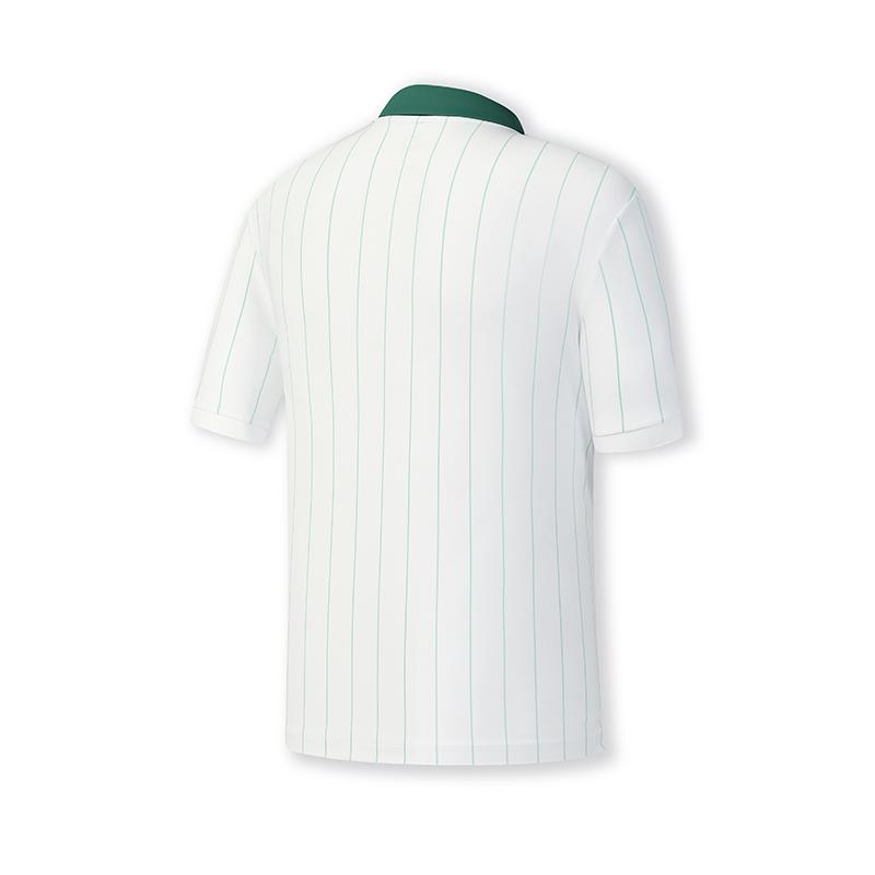 Fila Tennis Fashion Minimalist Striped Casual Sports Tennis Versatile Comfortable Knitted Short Sleeve Polo Shirt Men Tops A11M533139F-ZA