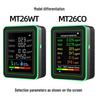 6-in-1 Air Quality Monitor: Formaldehyde, PM2.5, CO2, TVOC Detection