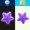 Glow-In-The-Dark Switch Stickers Purple Star Green Fairy Design Self-Adhesive Removable Pvc Wall Sticker Home Decor Luminous Art