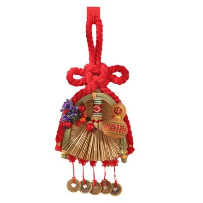 Decorative Gourd New Year Decorations Dustpan Door Hanging Door Decorative Door Handle Hanging Broom Decorations Good Lu Knot