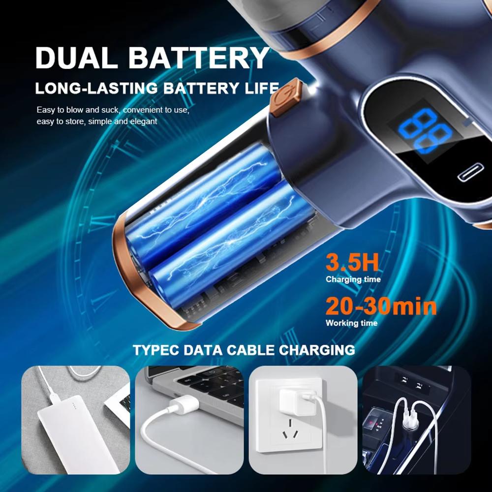 2025 New Original 18000Pa 5 In 1 Wireless Vacuum Cleaner Automobile Portable Vacuum Cleaner Handheld Car Vehicle-mounted Appliance Home