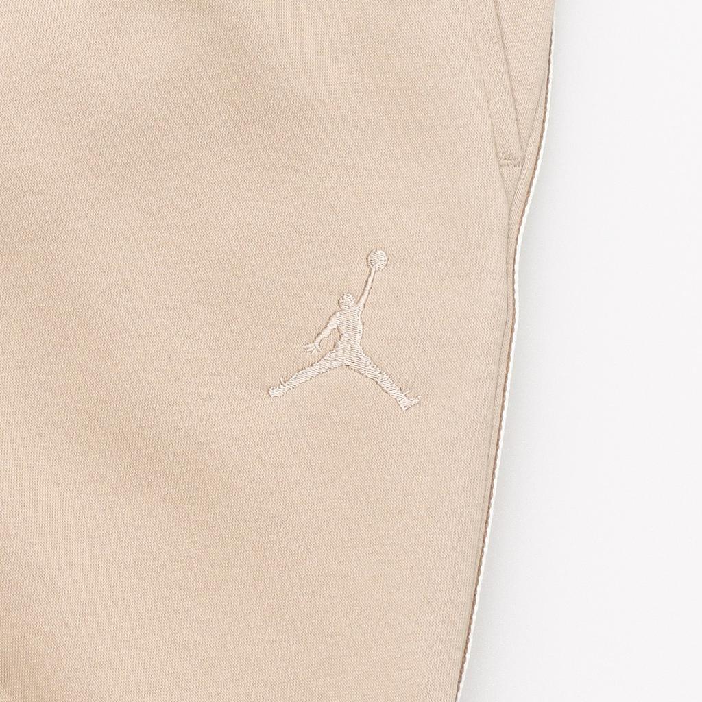 Jordan Vintage Solid Color Elastic Cuff Fleece Lined Lace Up Knitted Sweatpants Men's Brown FN6357-244
