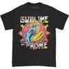 Men'S Sublime With Rome Death Surfer T Shirt Large Black