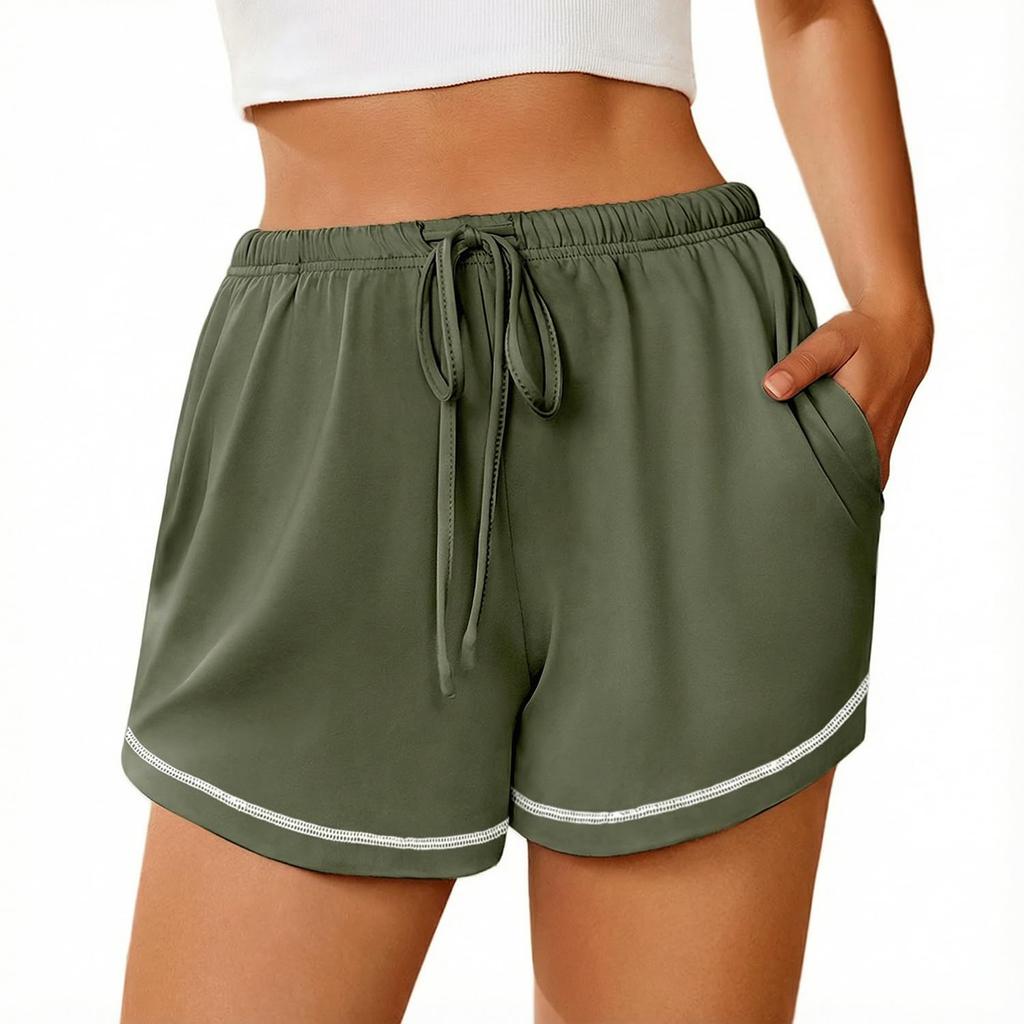 Summer Shorts For Women Casual High Waist Wide Leg Shorts